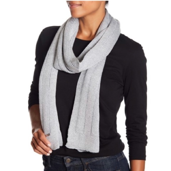 MICHAEL Michael Kors Accessories - NWT Michael Kors Silver Metallic Knit Scarf